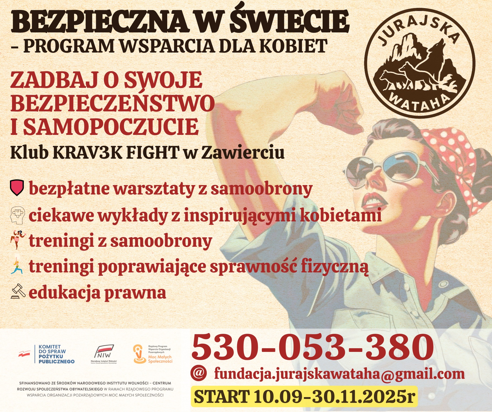 Read more about the article Projekt „Bezpieczna w&nbsp;świecie – program wsparcia dla kobiet”